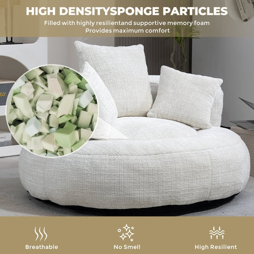 Lazy Sofa Durable Comfort Lounger High Back Bean Bag Chair Couch With