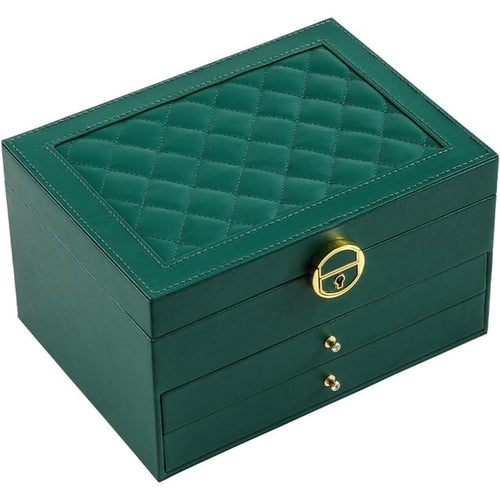 3 Layer PU Leather Jewellery Organizer Box